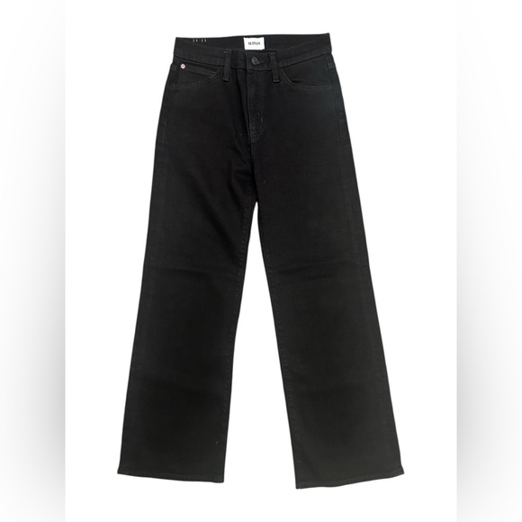 HUDSON Jeans Rosalie High-Rise Wide Leg Ankle Black Women Size 25 $215 MSRP - Picture 4 of 12